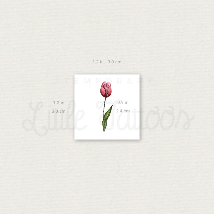 Tulip Temporary Tattoo by Lena - Set of 3