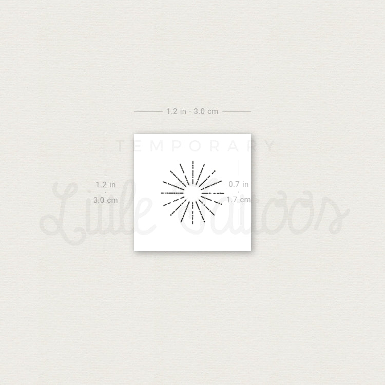 Solar Sparkle Type I by Jakenowicz Temporary Tattoo - Set of 3