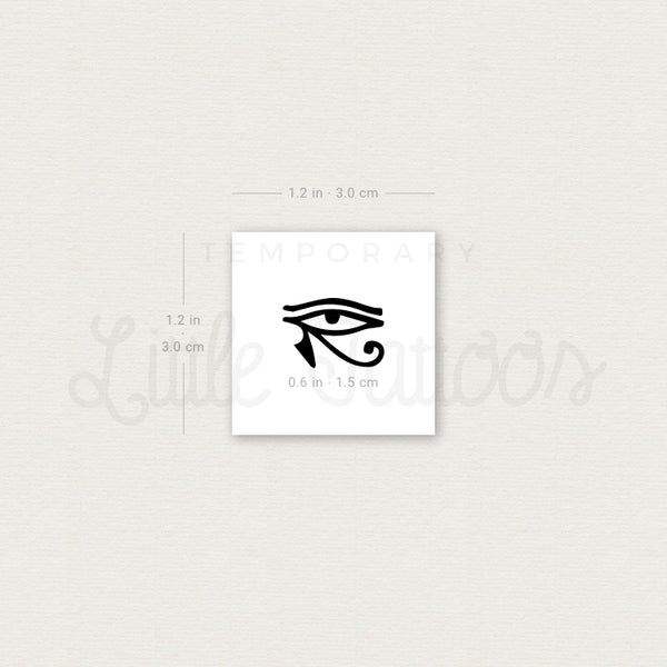 Eye of Ra Temporary Tattoo - Set of 3