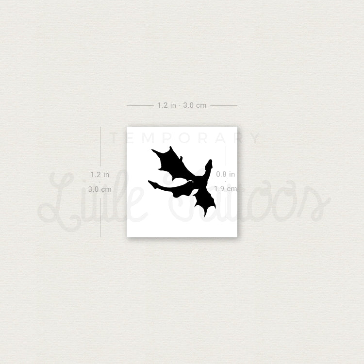 Viserion Dragon Temporary Tattoo - Set of 3