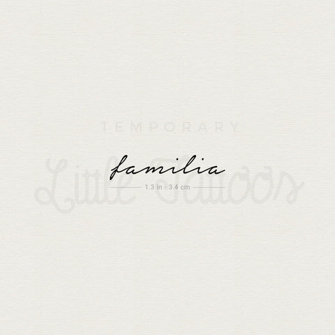 'Familia' Temporary Tattoo - Set of 3