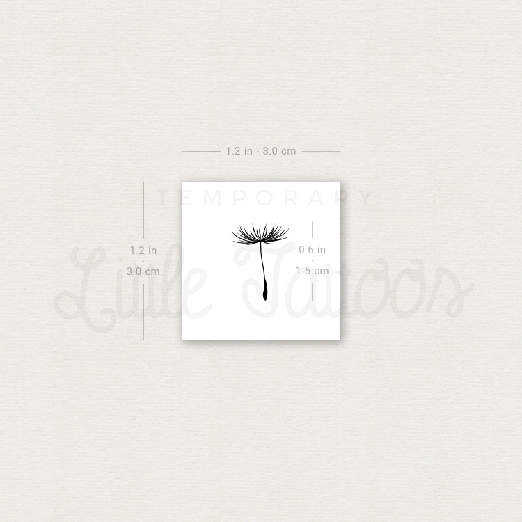 Dandelion Seed Temporary Tattoo - Set of 3