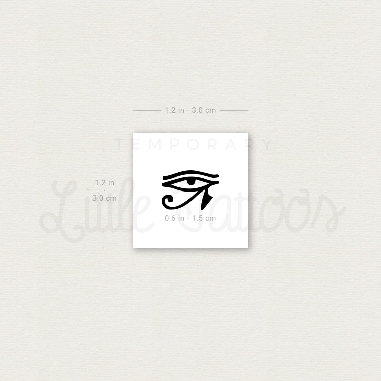 Horus Eye Temporary Tattoo - Set of 3