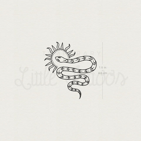 Snake Temporary Tattoo by Tukoi - Set of 3