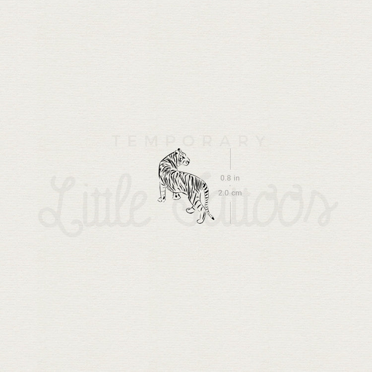 Tiger Temporary Tattoo - Set of 3