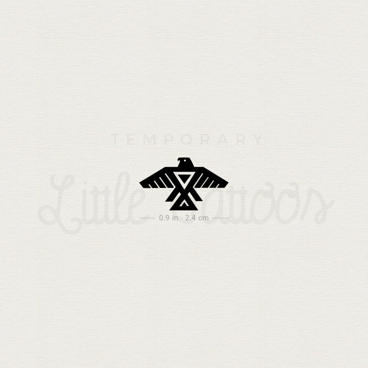 Anishinaabe Thunderbird Temporary Tattoo - Set of 3