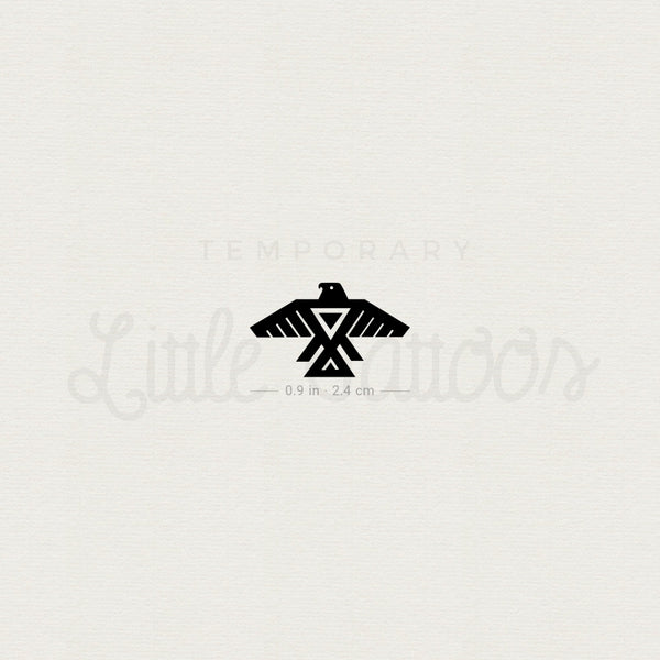 Anishinaabe Thunderbird Temporary Tattoo - Set of 3