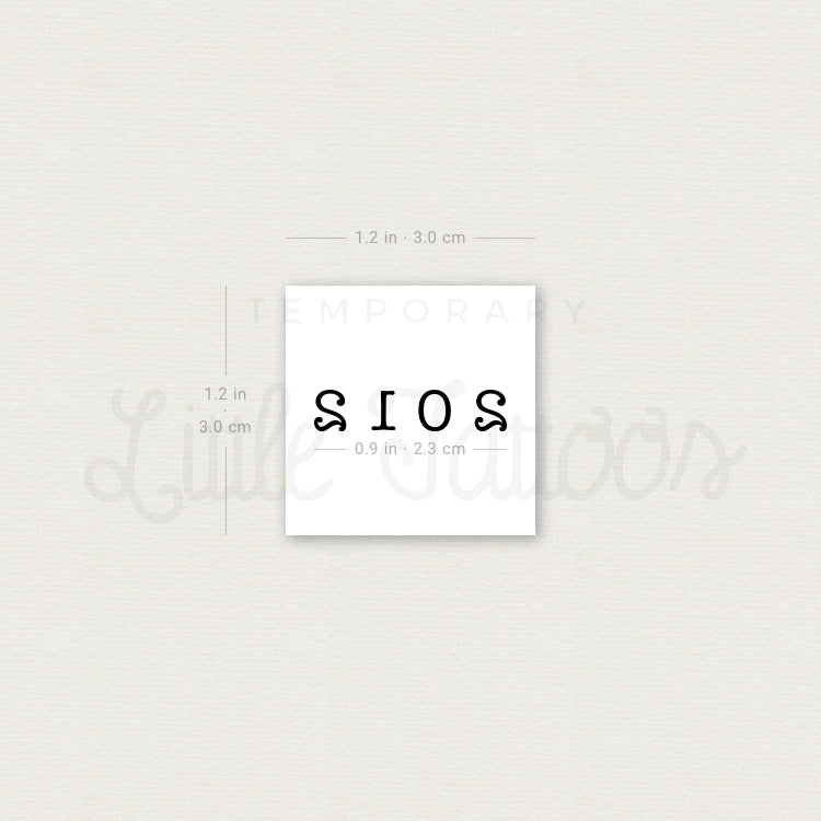2012 Birth Year Temporary Tattoo - Set of 3