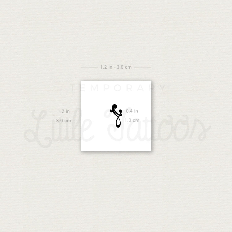 Tiny Mother And Son Symbol Temporary Tattoo - Set of 3