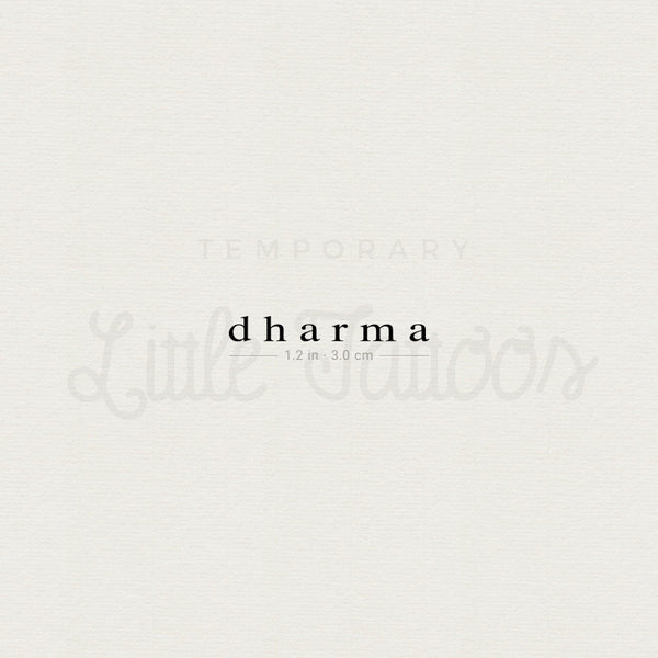 Dharma Temporary Tattoo - Set of 3