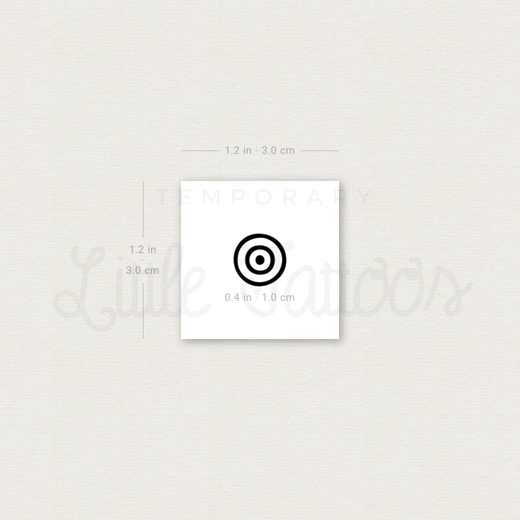 Integrity Symbol Temporary Tattoo (Set of 3)