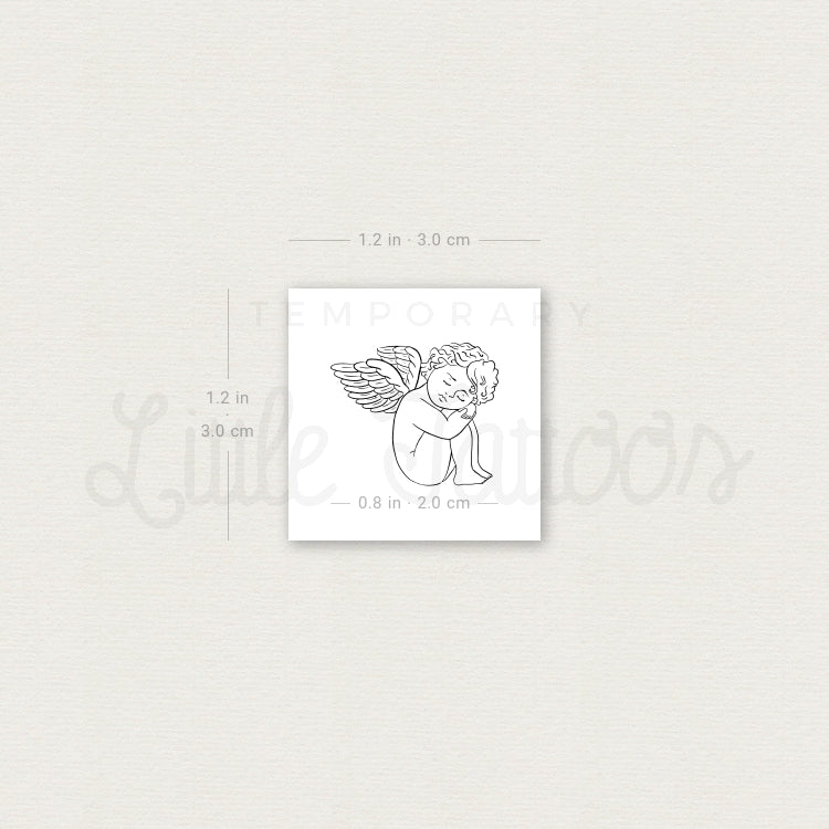 Cherub Temporary Tattoo - Set of 3