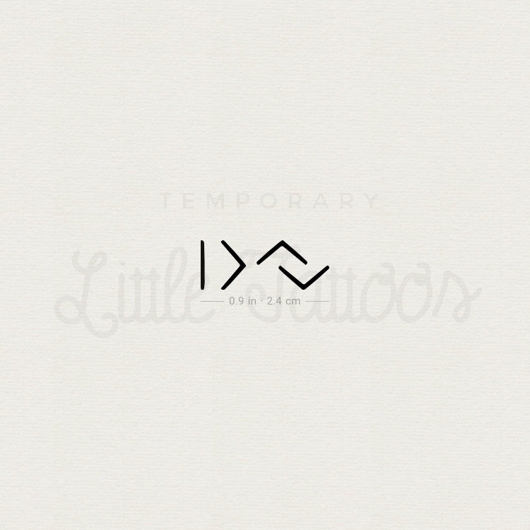 I Am Greater Than The Highs and Lows Temporary Tattoo - Set of 3