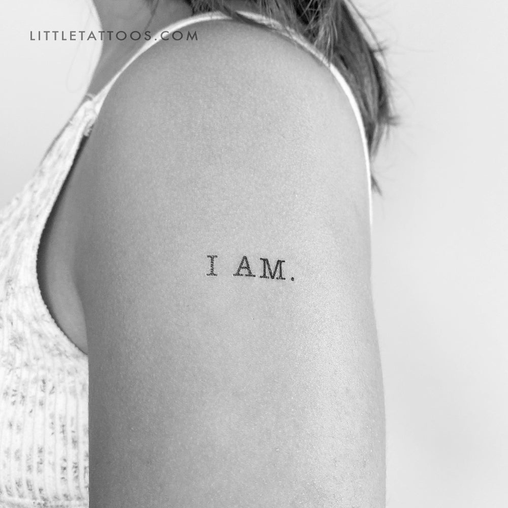 I AM Temporary Tattoo - Set of 3
