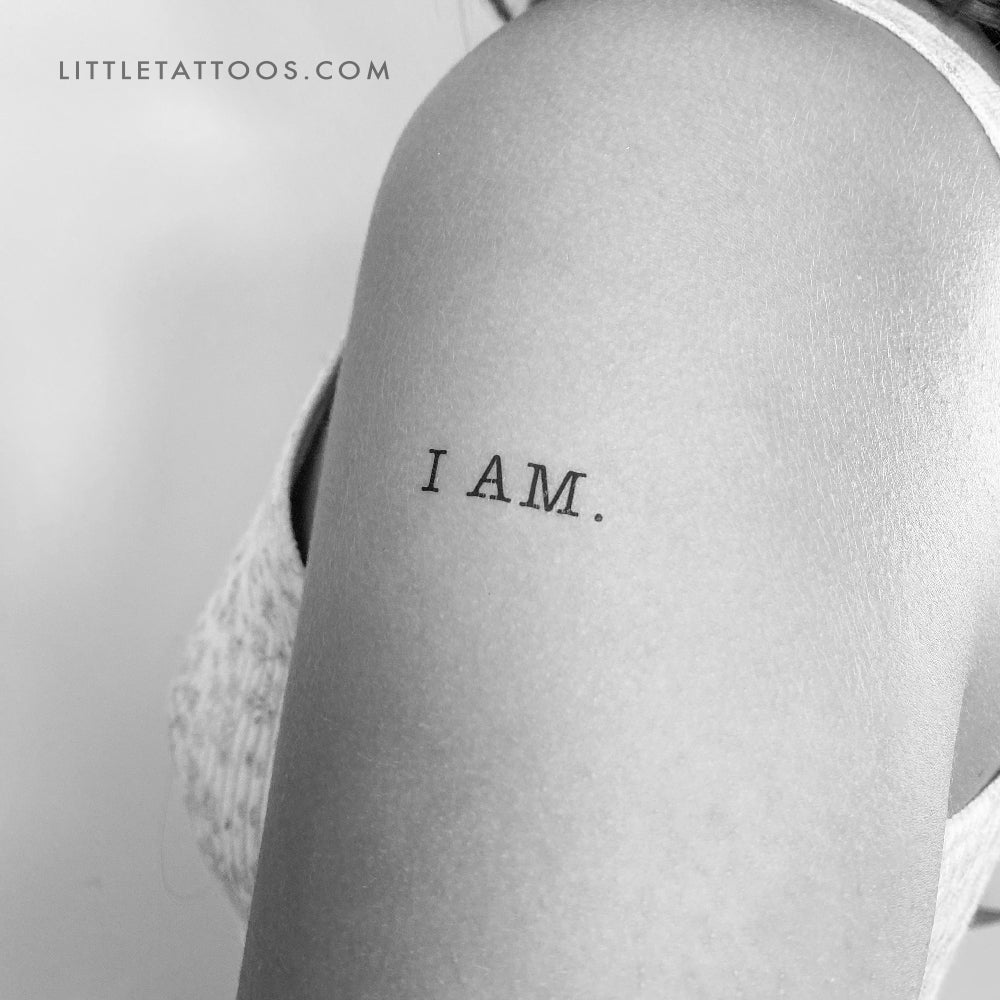 I AM Temporary Tattoo - Set of 3