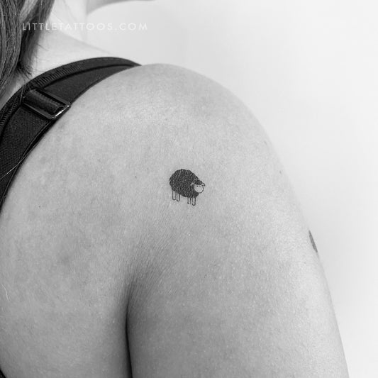 Black Sheep Temporary Tattoo - Set of 3