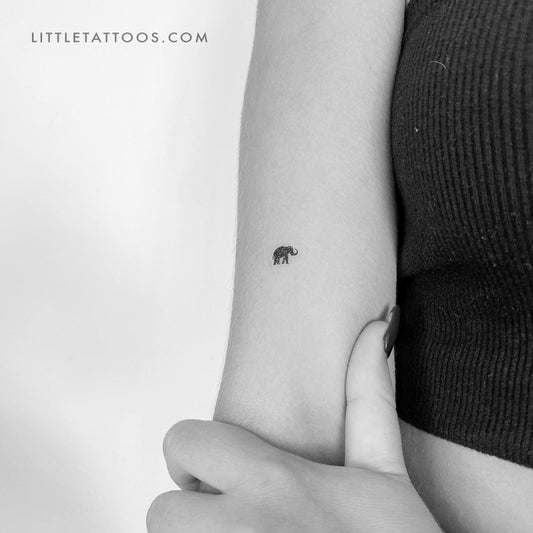 Lucky Elephant Temporary Tattoo - Set of 3