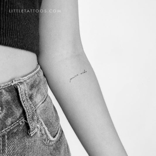 Pura Vida Temporary Tattoo - Set of 3