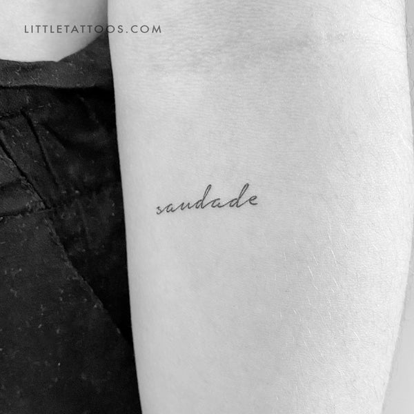 Saudade Temporary Tattoo - Set of 3