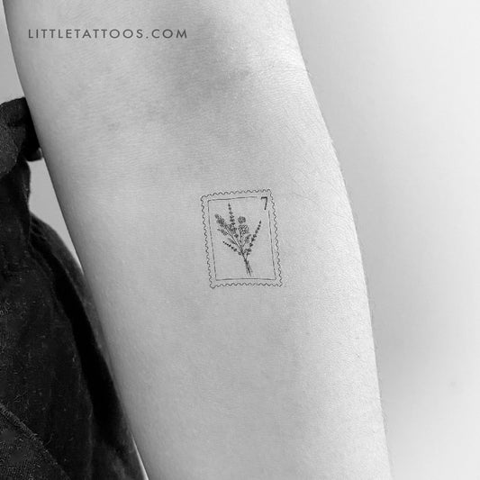 Bouquet Stamp Temporary Tattoo - Set of 3