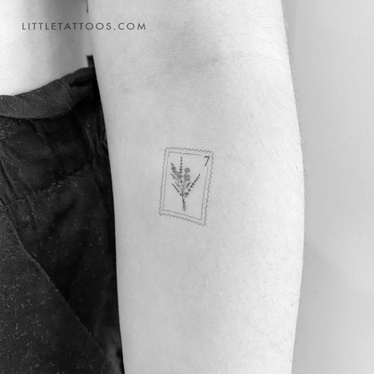 Bouquet Stamp Temporary Tattoo - Set of 3