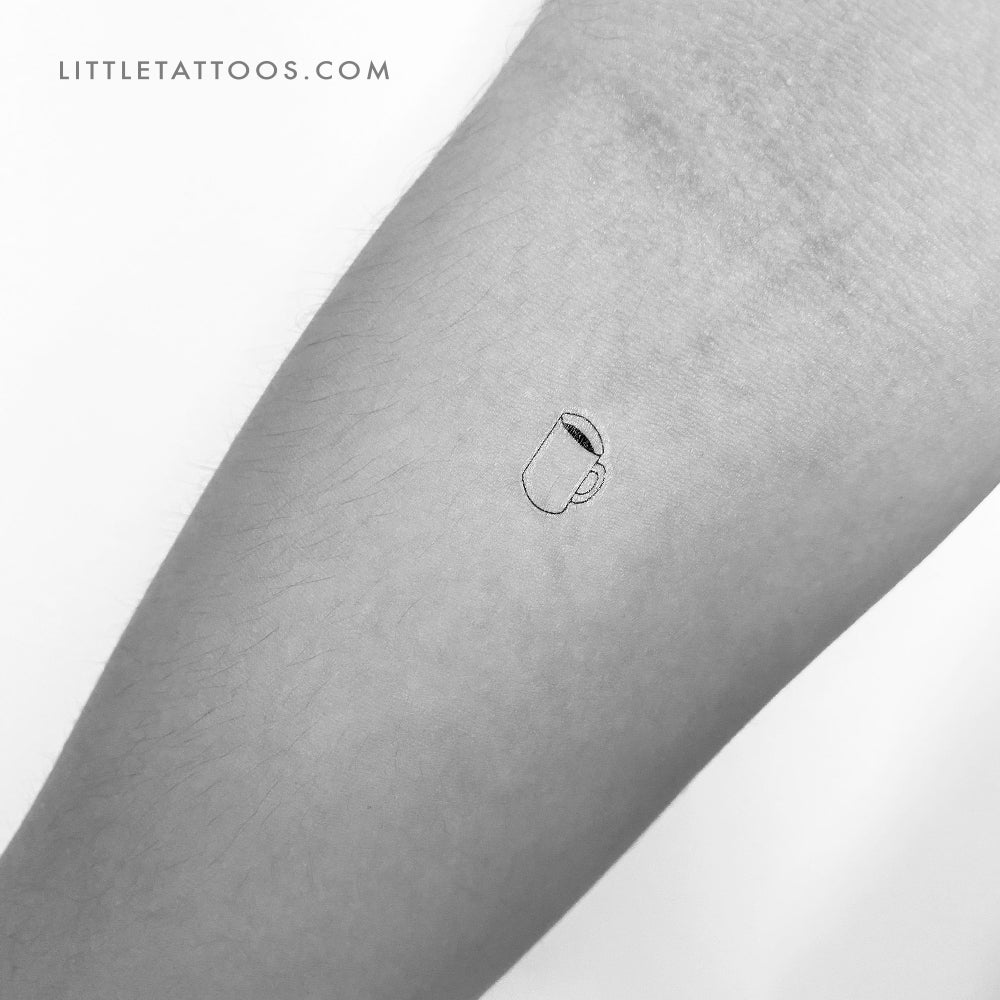Tatuaje temporal para taza de café (juego de 3)