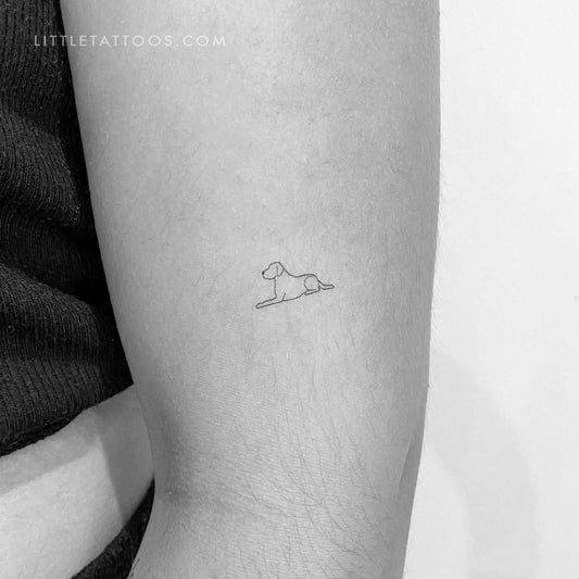 Labrador Temporary Tattoo - Set of 3