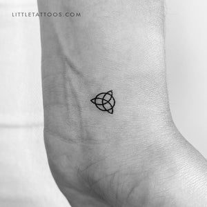 Small Trinity Knot Temporary Tattoo - Set of 3