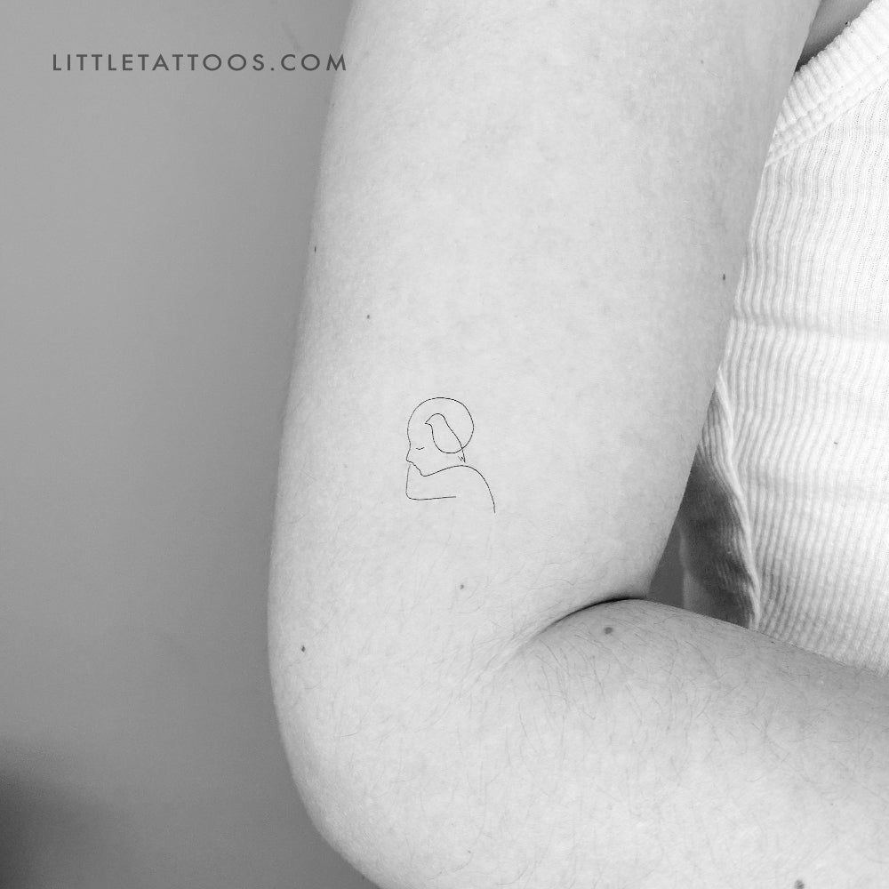 Featherhead Temporary Tattoo - Set of 3
