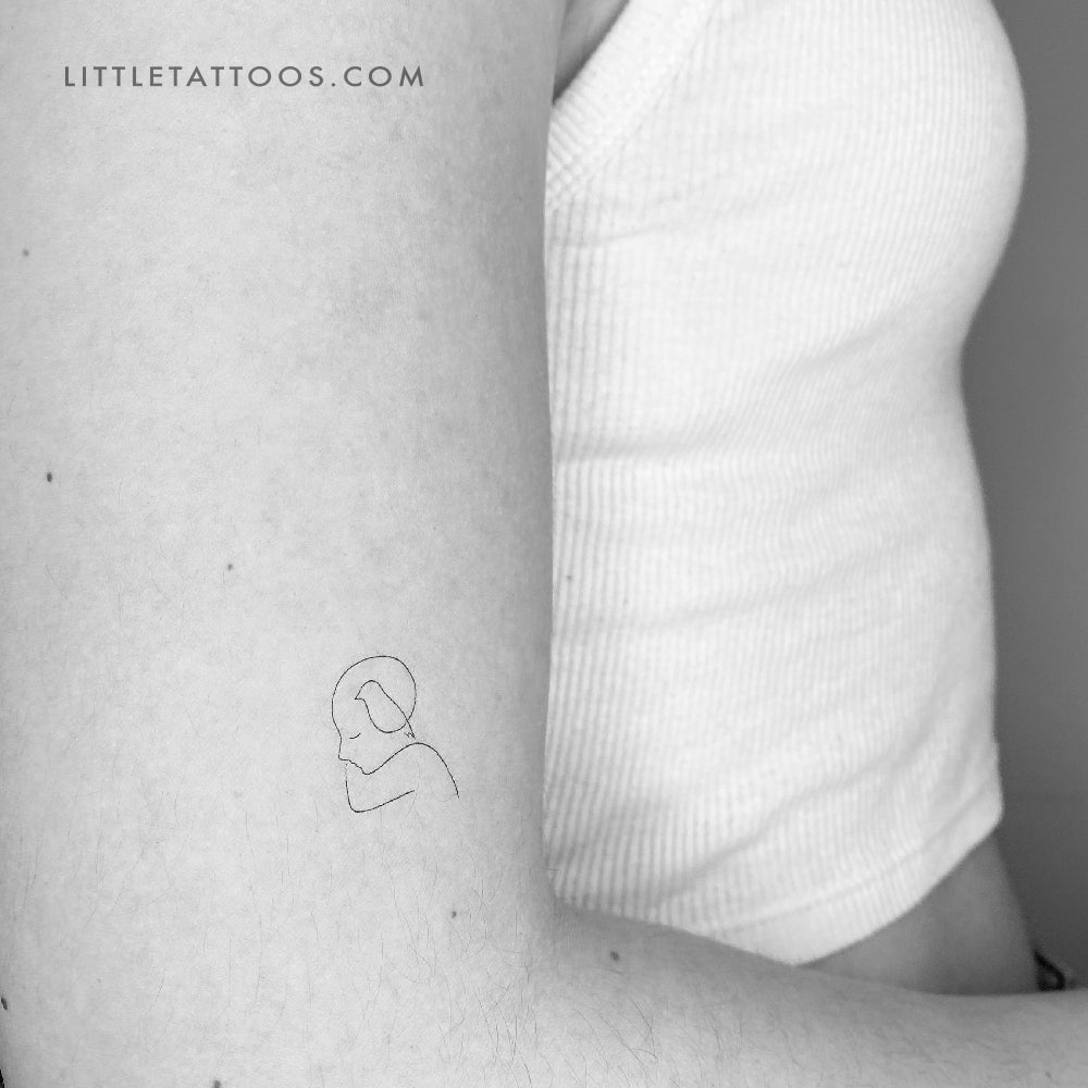 Featherhead Temporary Tattoo - Set of 3