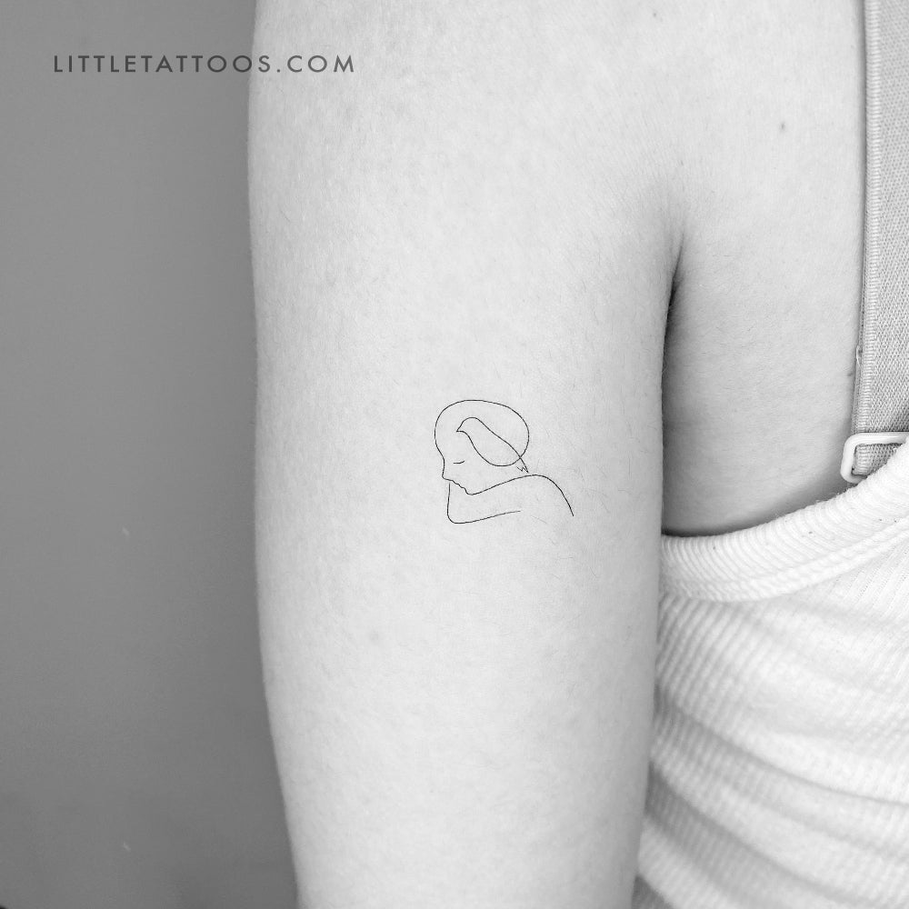 Featherhead Temporary Tattoo - Set of 3