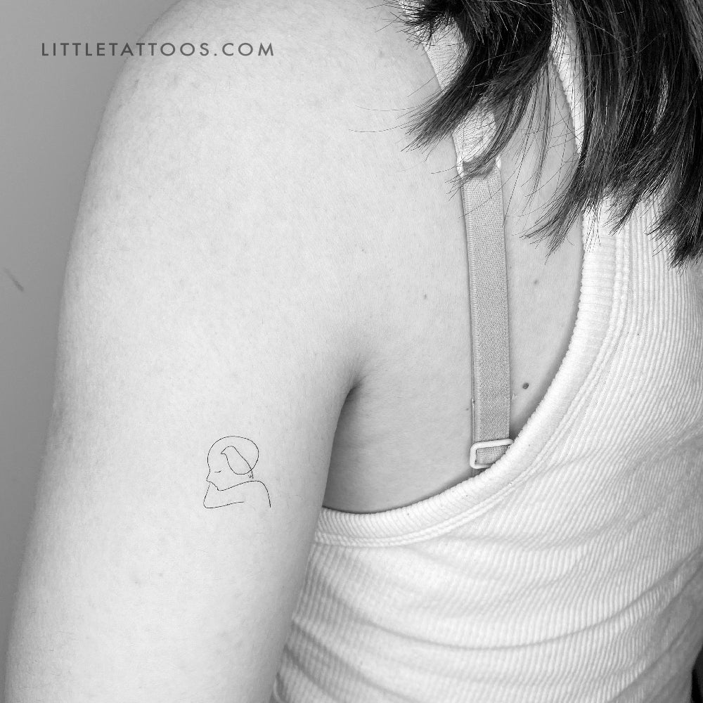 Featherhead Temporary Tattoo - Set of 3