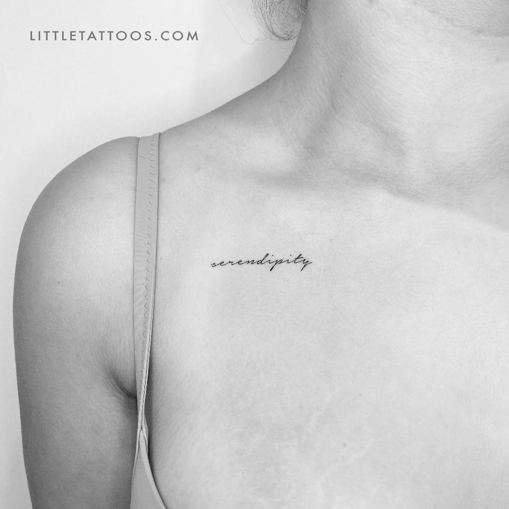 Serendipity Temporary Tattoo - Set of 3