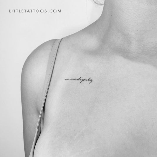 Serendipity Temporary Tattoo - Set of 3