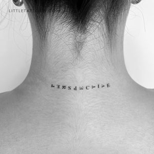 Perspective Temporary Tattoo - Set of 3