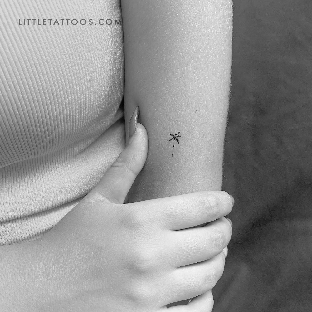 Harry Styles Palm Tree Tattoo Idea