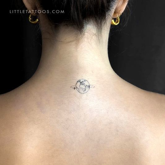Trip Around The World Temporary Tattoo - Set of 3