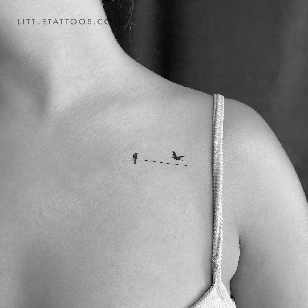 Tattoo uploaded by Tara • #microisdead#silouette#bird • Tattoodo