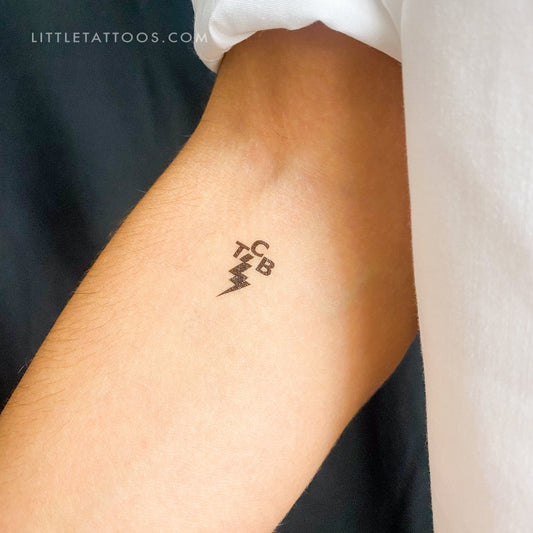 TCB Band Temporary Tattoo - Set of 3