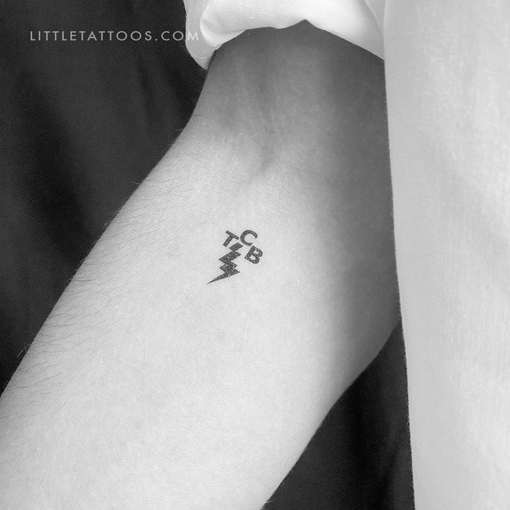 TCB Band Temporary Tattoo - Set of 3