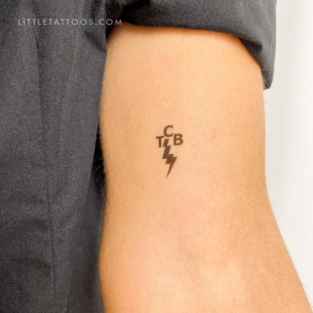 TCB Band Temporary Tattoo - Set of 3