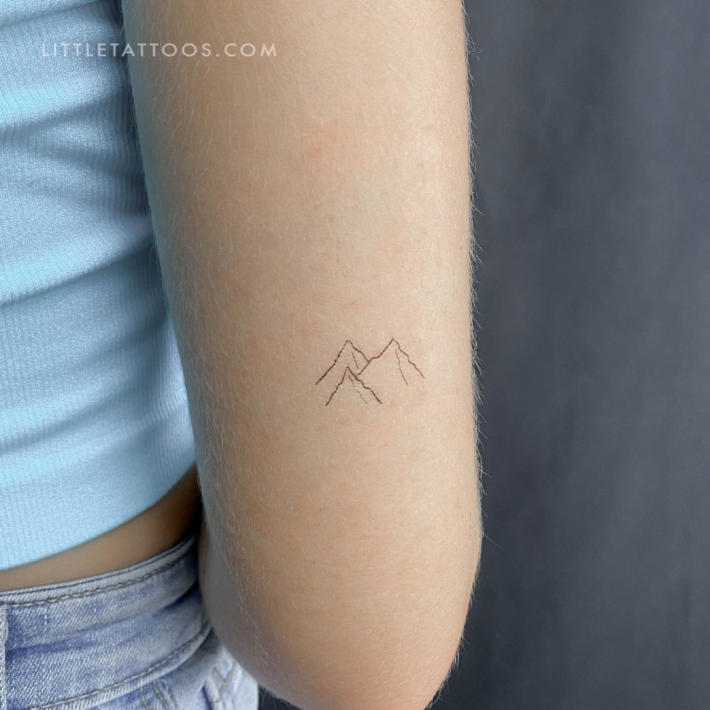 Tatuaje temporal de glaciar alpino (juego de 3)