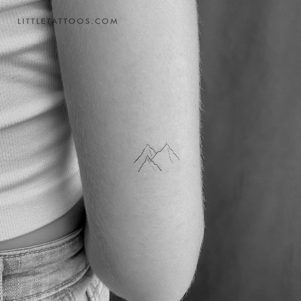 Tatuaje temporal de glaciar alpino (juego de 3)