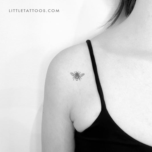 Tatuaje temporal de abeja de miel - Juego de 3