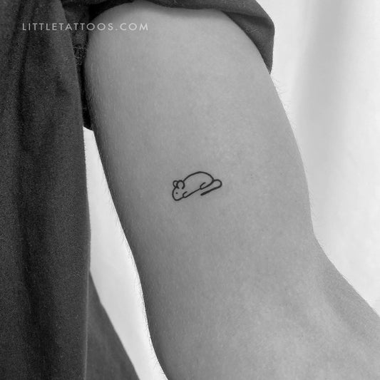 Tatuaje temporal de ratón - Juego de 3