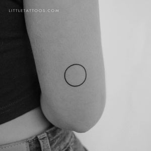Circle Temporary Tattoo - Set of 3