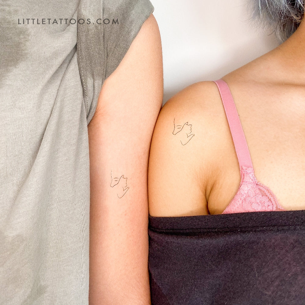 True Love Temporary Tattoo - Set of 3