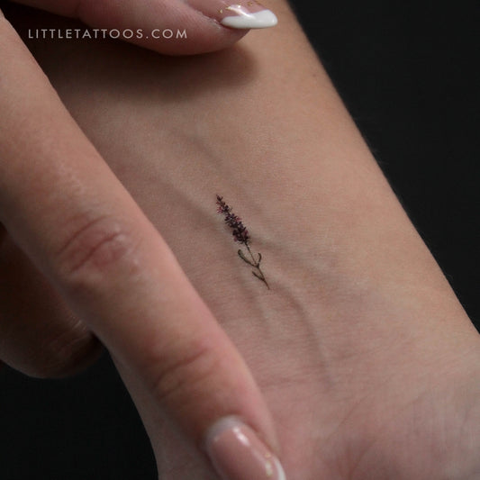 Lavender Temporary Tattoo by Lena - Set of 3