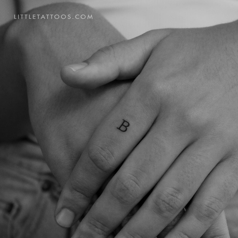Tattoos of the Letter B: Bold & Beautiful