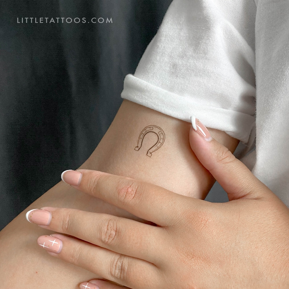 Tatuaje temporal de herradura (juego de 3)